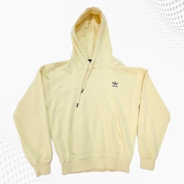 아디다스 아이보리 후드티 100