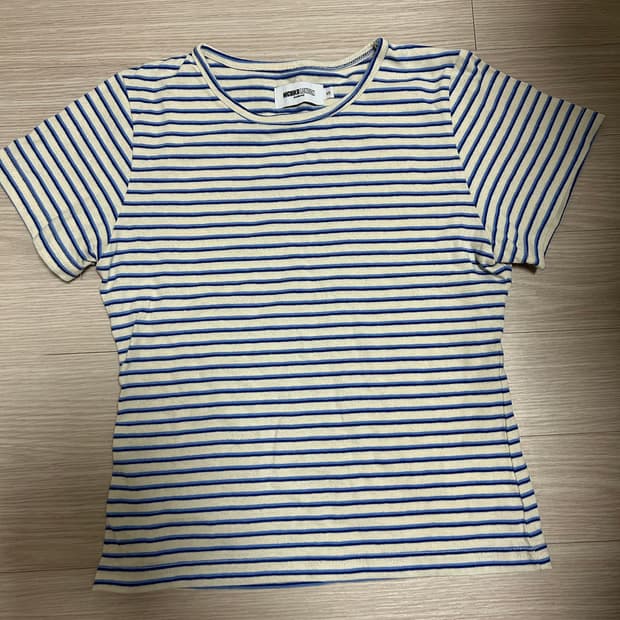 미치코런던 마린 스트라이프 반팔 블루 s