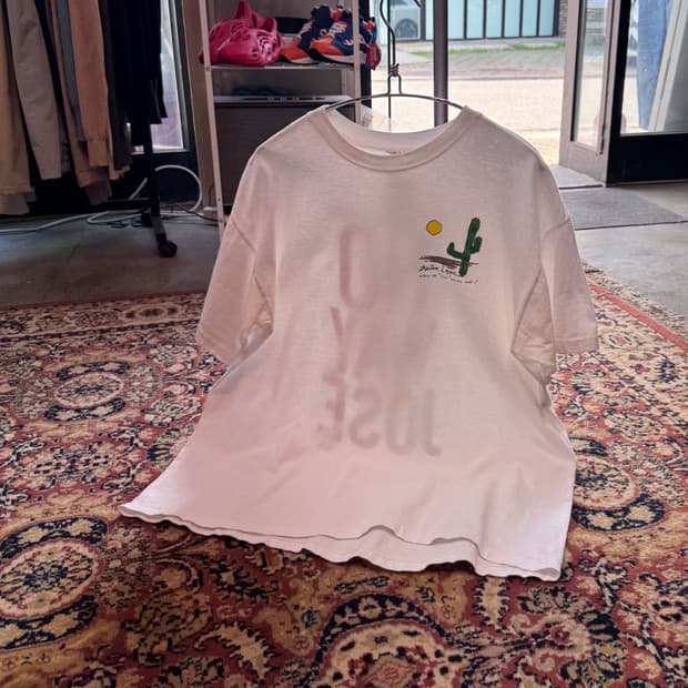 빈티지 그래픽 반팔 L (673)