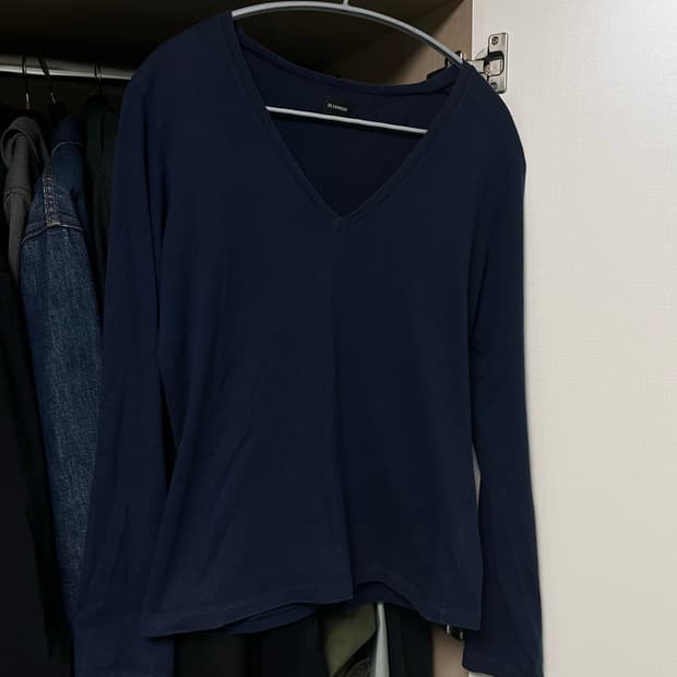 Jil Sander V neck sleeve 브이넥 롱슬리브
