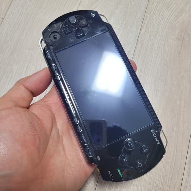 소니 PSP 1000번 블랙 고장품