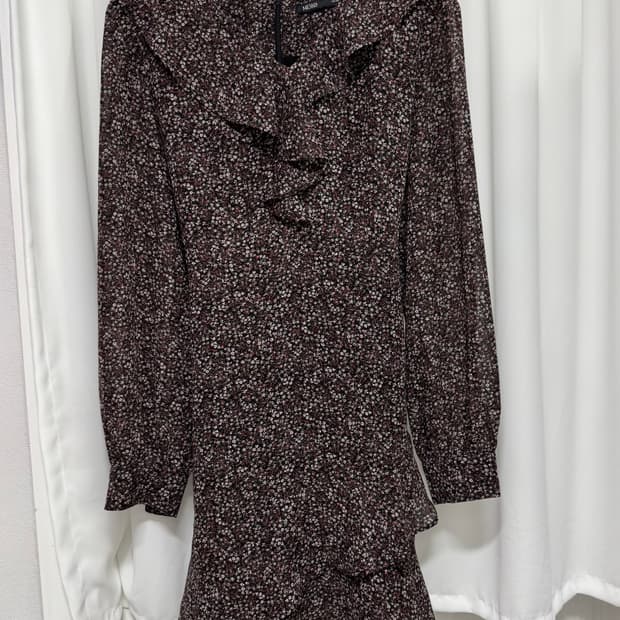 MIXXO 프릴 플라워 원피스 