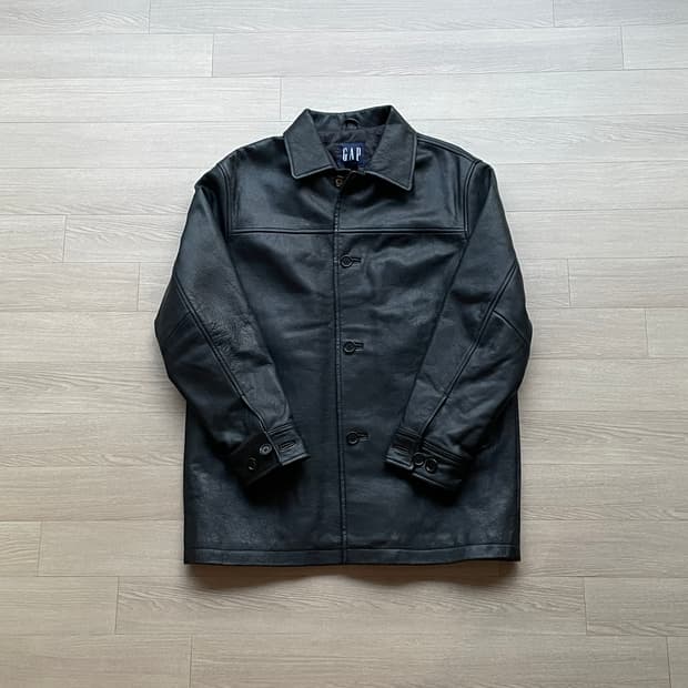 90s 올드갭 레더 카코트 gap carcoat