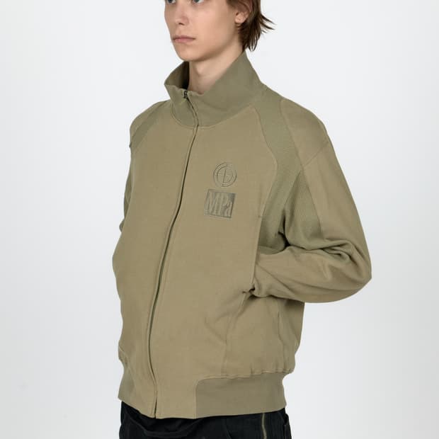 MPa CONTRAST ZIPPED JACKET (KHAKI)
