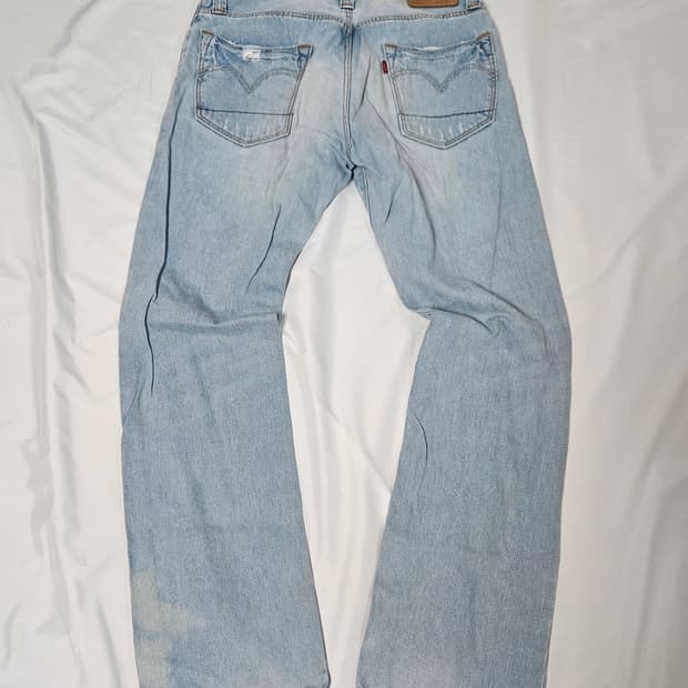 00s 리바이스 523 스트레이트 워싱 데님팬츠 청바지 빈티지 부츠컷32