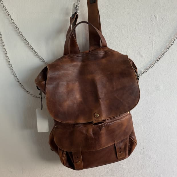 garrett italy 아티저널 레더 백팩