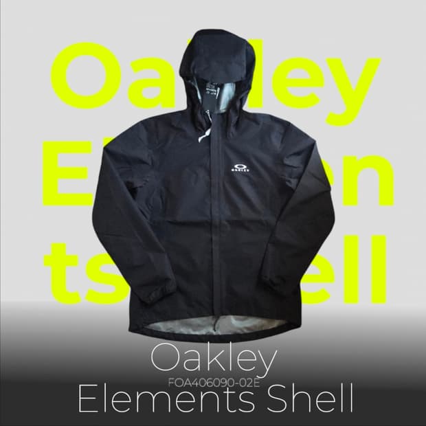 새제품) 오클리 엘리먼츠 쉘자켓2.0 블랙아웃 FOA406090