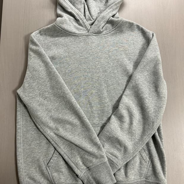 갭 무지 그레이 후드티