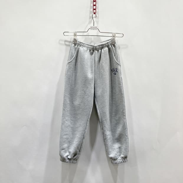 예일 키즈 밴딩조거팬츠 그레이 130
