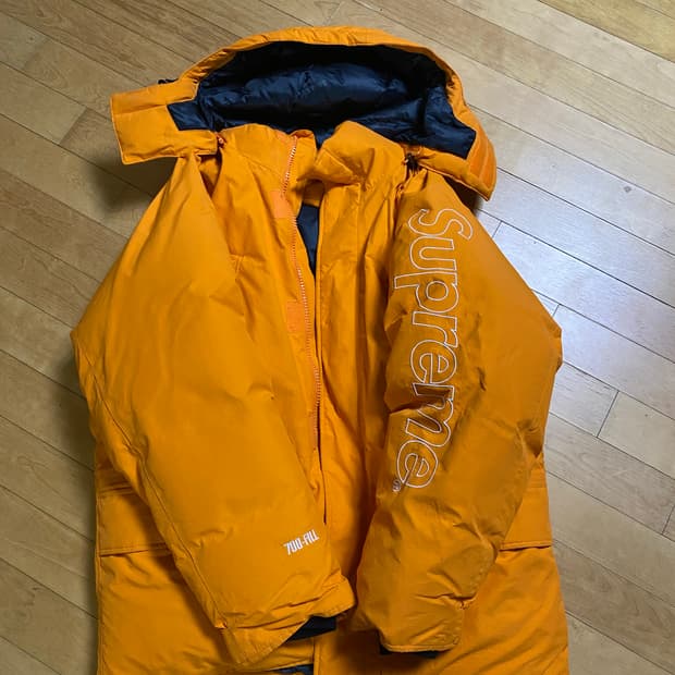 17FW 슈프림 700 필 다운 파카 오렌지