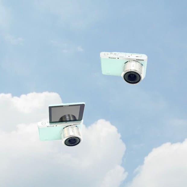 셀카&미러팝!) Samsung NX mini 디카 카메라
