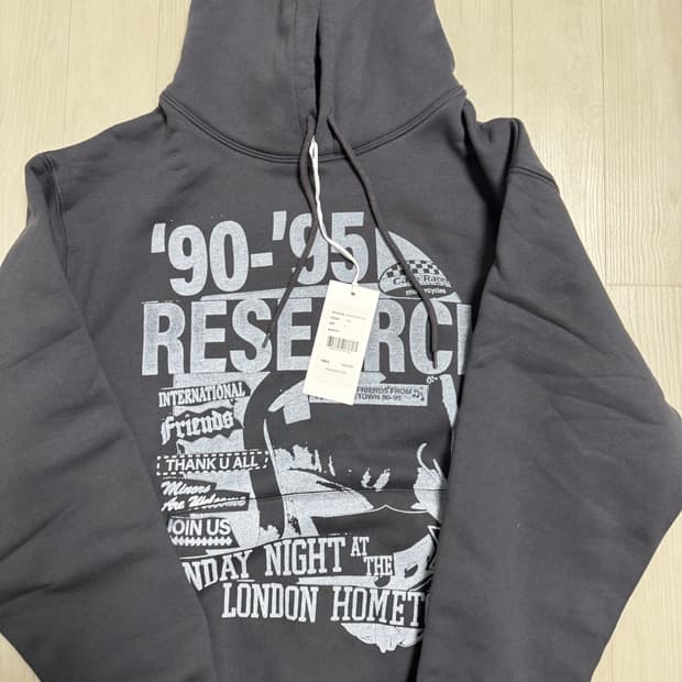 Research hoodie(charcoal)