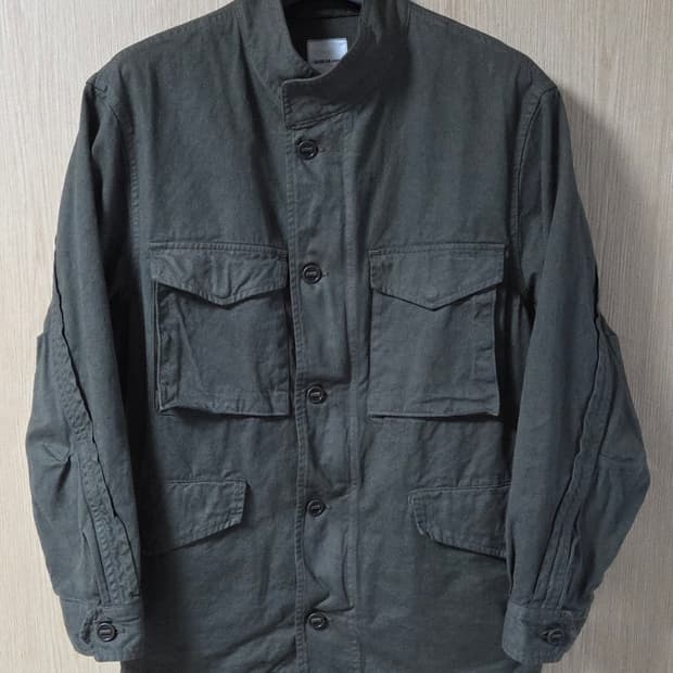 (착샷) 사쥬드크레 m65 백사틴 필드 자켓 아티지 별주