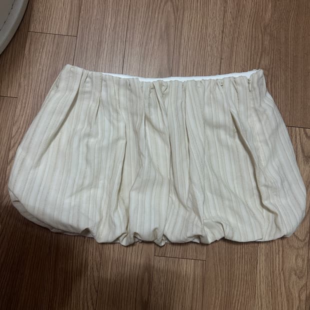 Open Yy 스트라이프 패턴 미니 스커트