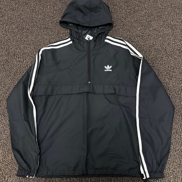 아디다스 아노락 바람막이 자켓 블랙 M