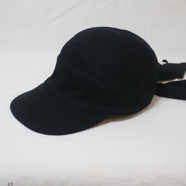 Aurokawa slub bind cap black
