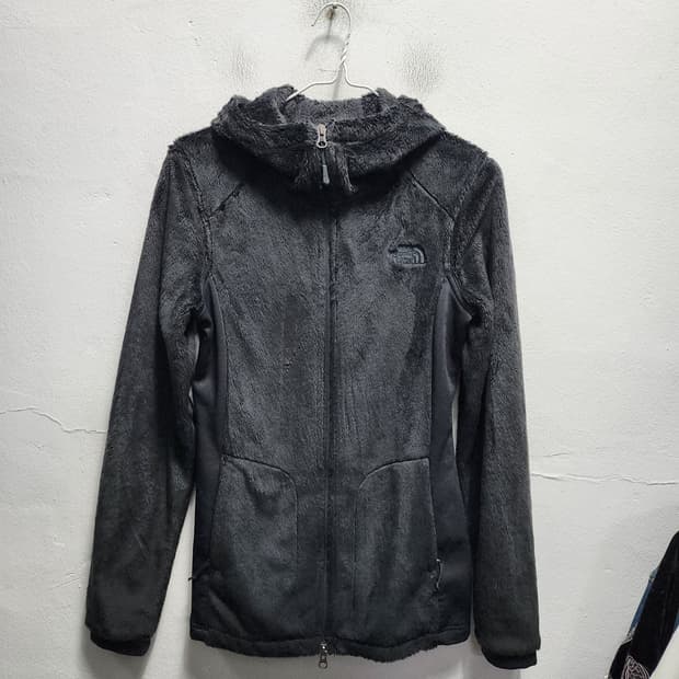 노스페이스 플리스 후드집업 블랙