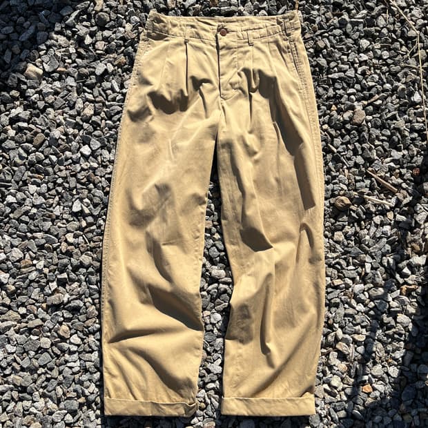 particular 빈티지 핀턱 와이드 팬츠 (실측확인)