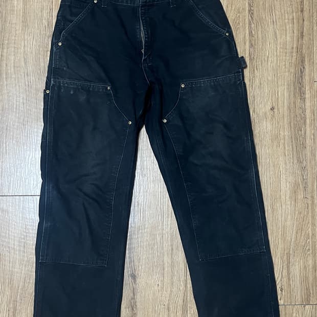 90s 칼하트 더블니 블랙 