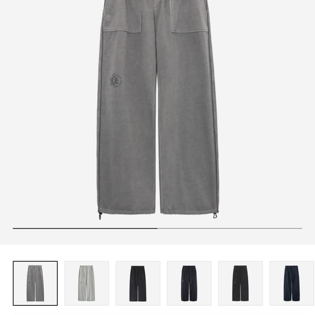 [2] 폴리테루 24fw 퍼티그 스웨트팬츠 더티 그레이
