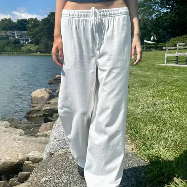 브랜드멜빌 바지 네이비