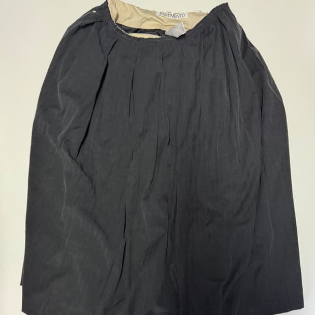 파르티멘토 우먼 24년도 게더링 플리츠 맥시 스커트 S