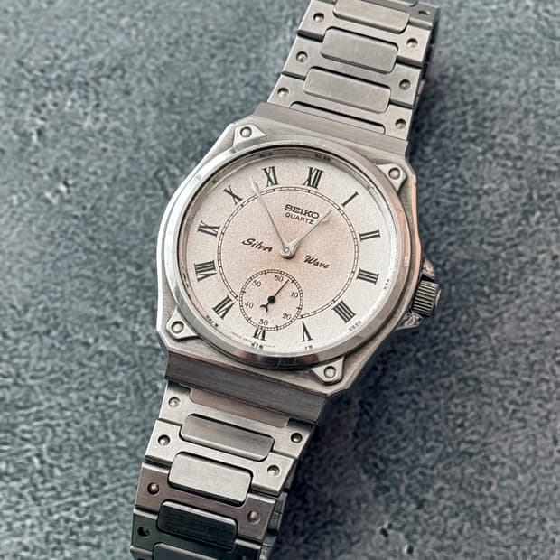 세이코 Seiko Silverwave 쿼츠 워싱 다이얼