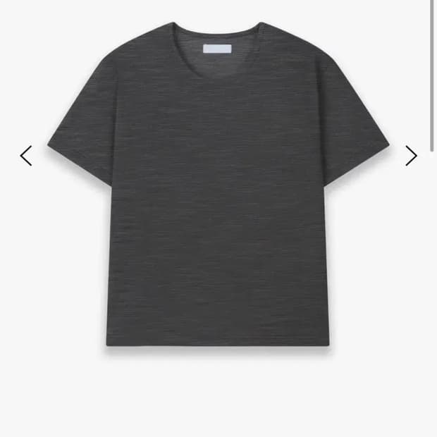 [2]레스 핀 티셔츠 fin t-shirt 차콜
