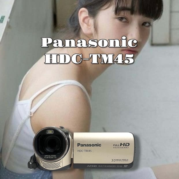 찐득템가/ 고마츠나나 캠코더/ 파나소닉 tm45 빈티지 카메라