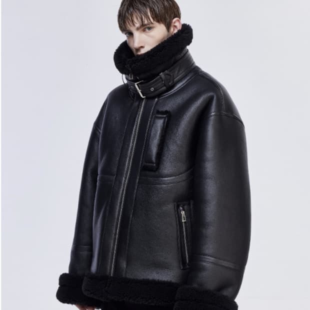 송지오 24fw 무스탕 50사이즈