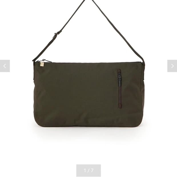 VISVIM 비즈빔 코듀라 찰리 II 숄더백 L 차콜