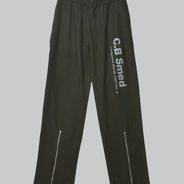 한 코펜하겐 울 지퍼 팬츠