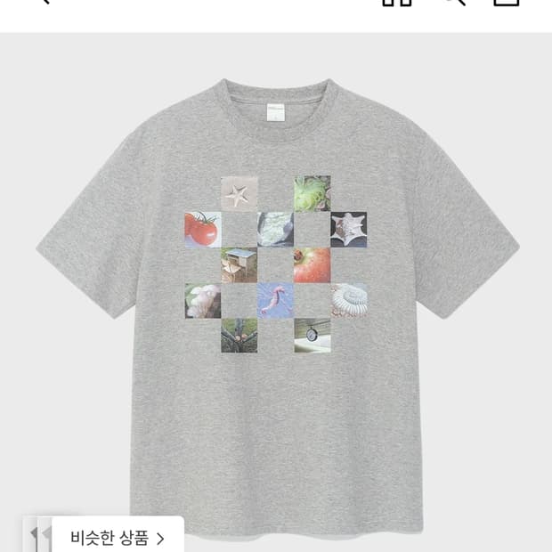 더콜디스트모먼트 tcm checkboard 반팔티셔츠 새상품