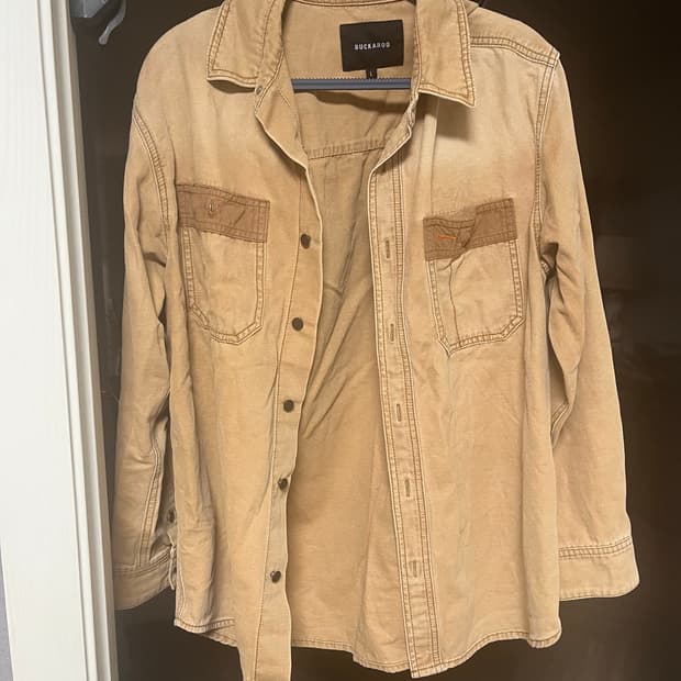 BUCKAROO 남성 면 셔츠 L