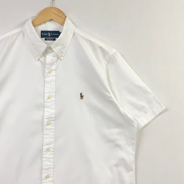 XL 폴로 화이트 셔츠