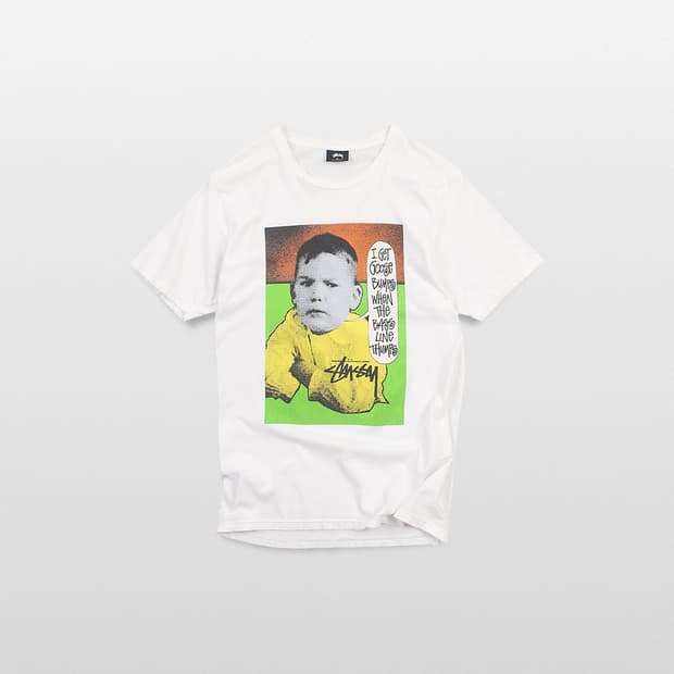 STUSSY Goosebumps Photo Print T-Shirt