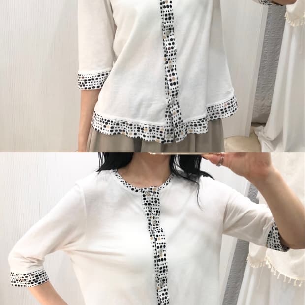 White Confetti Blouse