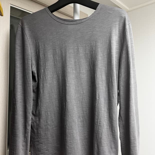 모노프리베 텍스쳐 롱슬리브 쿨그레이-2