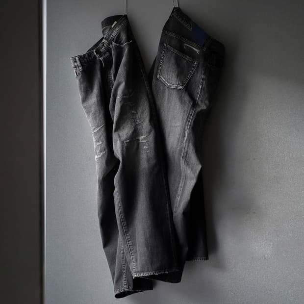 우틸 outil 어드레서 별주 블랙 데님 2