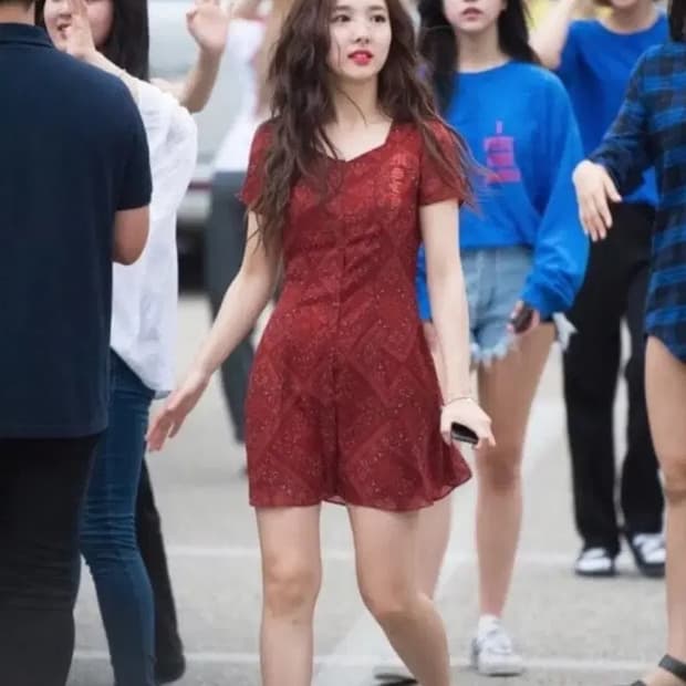 미스치프 페이즐리 원피스 레드 s