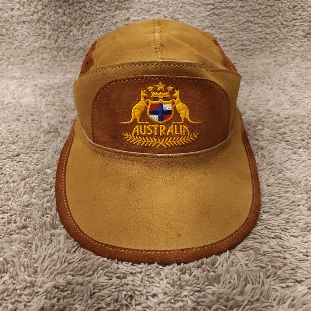 호주 빈티지 스웨이드 부시 햇