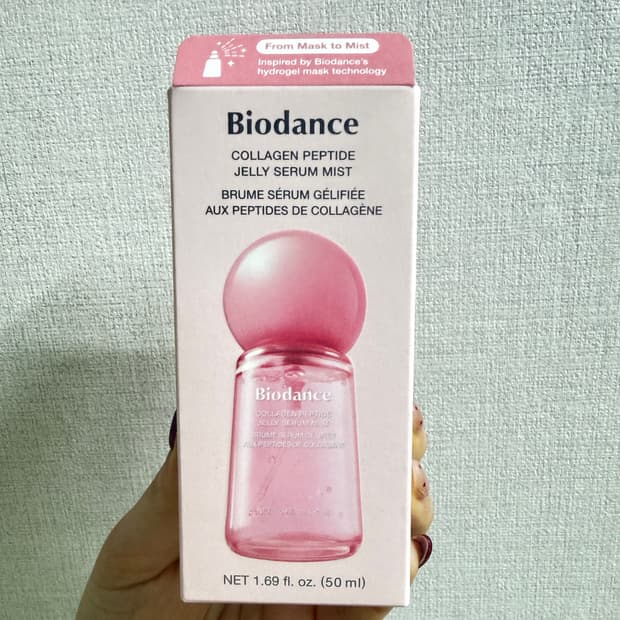 미개봉택포)바이오던스 콜라겐 펩타이드 젤리 세럼 미스트 50ml