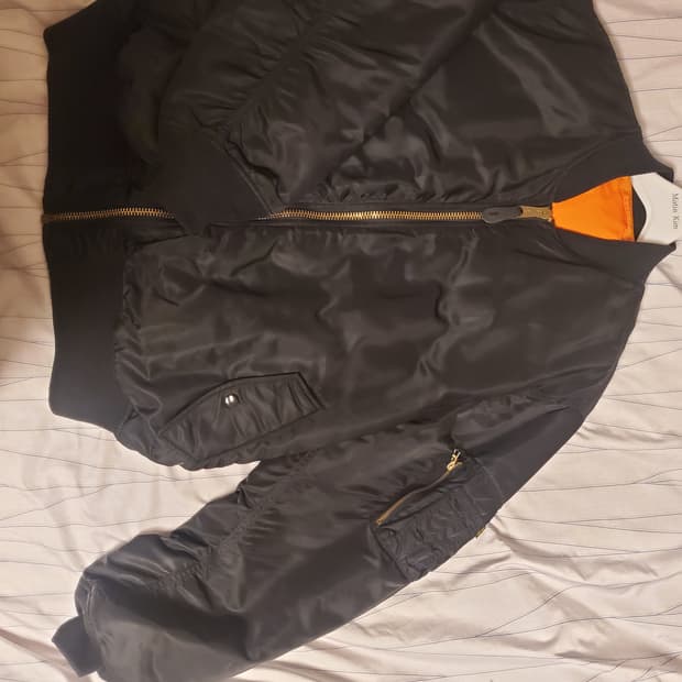 알파인더스트리 MA-1 블랙 항공점퍼 2xl