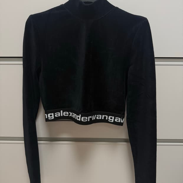 알렉산더왕 코듀로이 크롭탑  xs