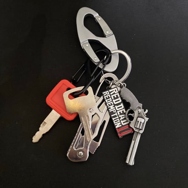 RDR2 리볼버 EDC 키링