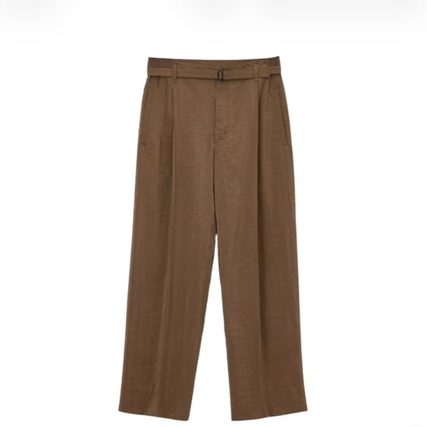 [S] 르메르 24fw 드라이실크 슬랙스 하바나