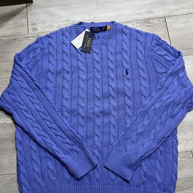 <새상품>  폴로 꽈배기 코튼 니트 XL (105-110) 정가 30