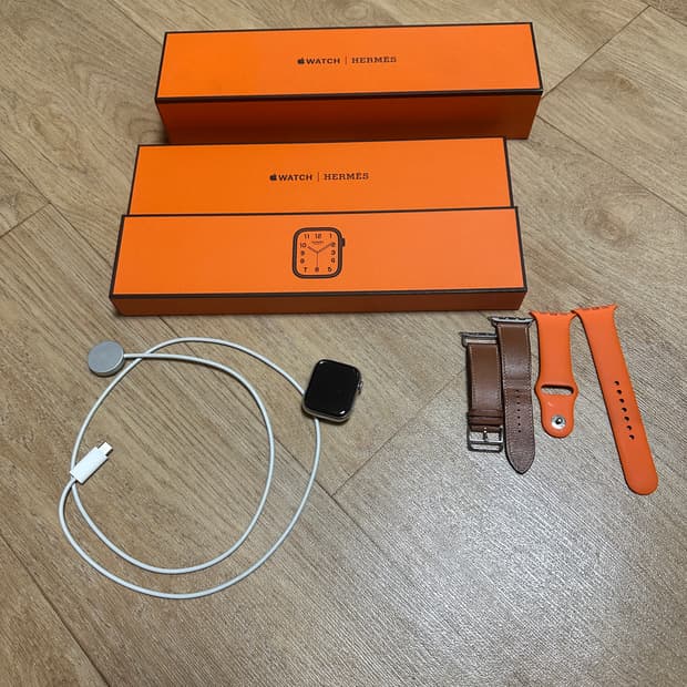 애플워치7 에르메스 45mm 풀박스 배터리80%