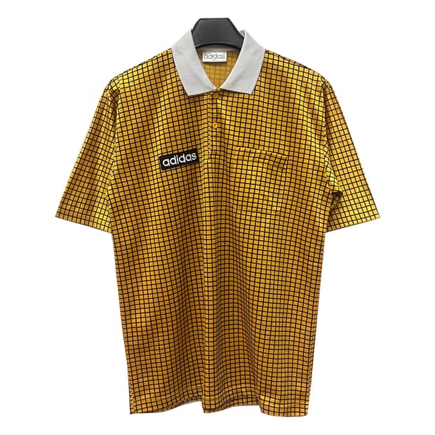 90s 아디다스 레프리 져지 카라 반팔티 105