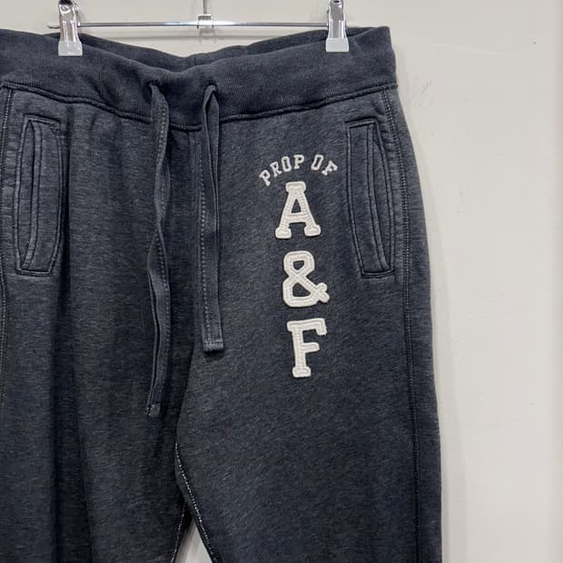 아베크롬비 앤 피치 와펜로고 헤비코튼 스웻팬츠